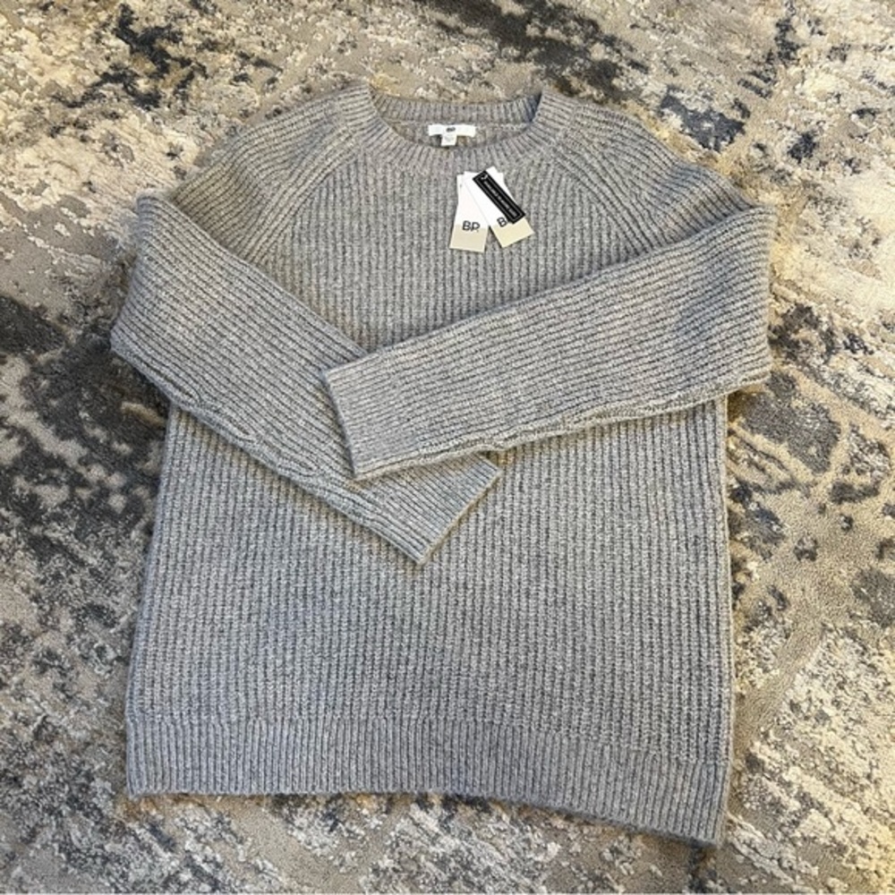 NWT. BP. Plaited Stitch Recycled Knit‎ Sweater
